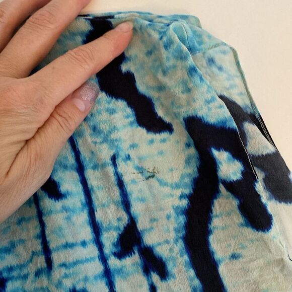 Blue Rococo Sand Blue Embellished Hooded Kaftan Size Small - Picture 13 of 15